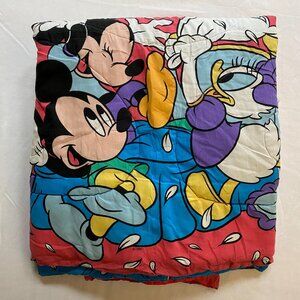 Disney Blanket Comforter Twin Size Bedding Pillow Fight Characters